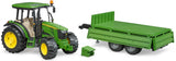 Bruder: John Deere 5115M + Tipping Trailer