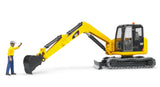 Bruder: Cat Mini Excavator + Worker