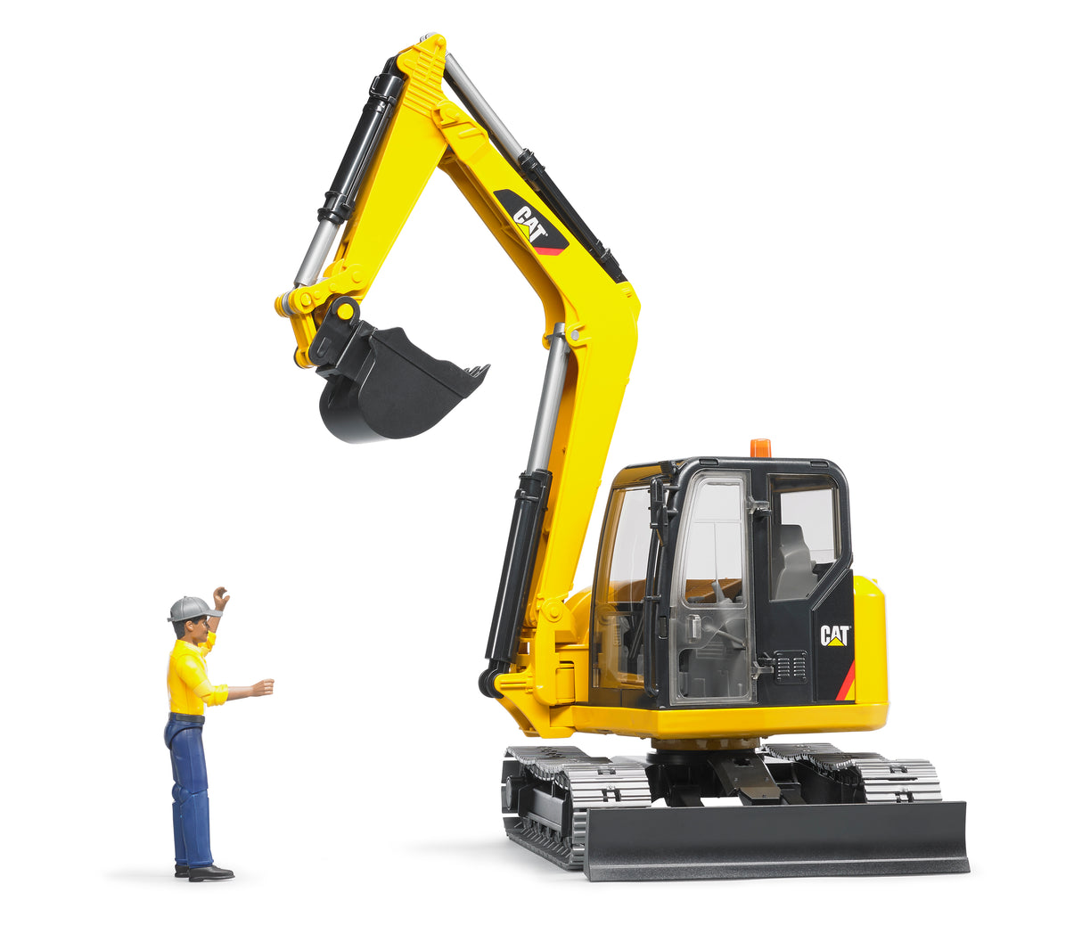Bruder: Cat Mini Excavator + Worker