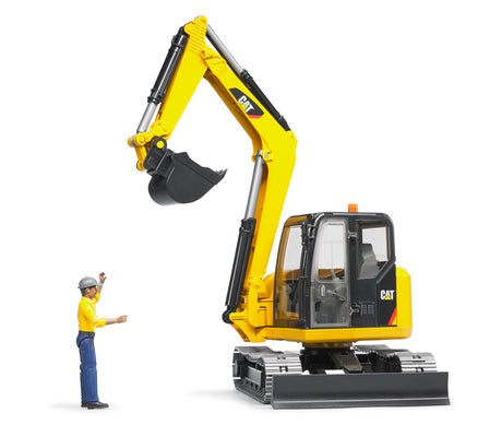 Bruder: Cat Mini Excavator + Worker