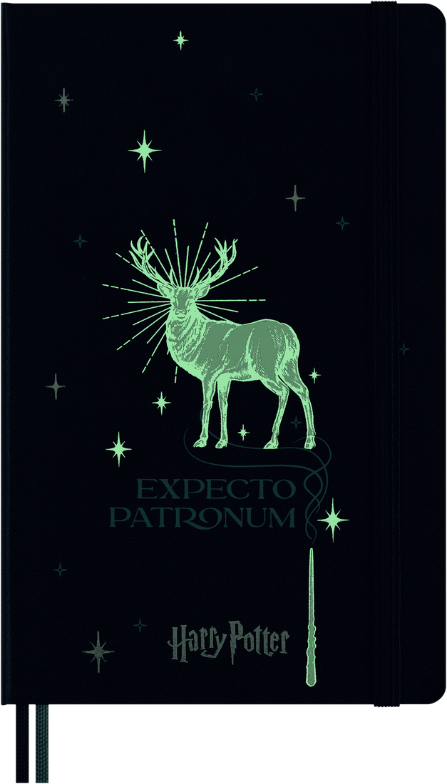 Moleskine LE Harry Potter Notebook Large Ruled Patronum