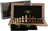 Dal Rossi: 18" Walnut Chess Set