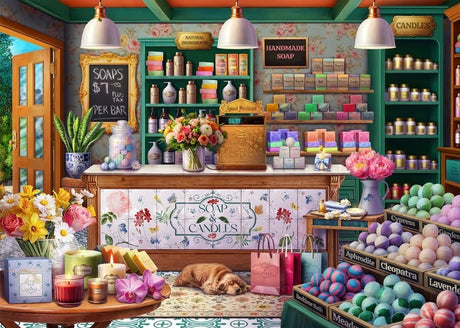 Streetwise Treasures: 1000pc Puzzle - Soap & Candle Shop