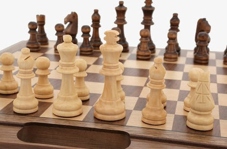 Dal Rossi: 16" 3-in-1 Chess/Check/Backgammon Set