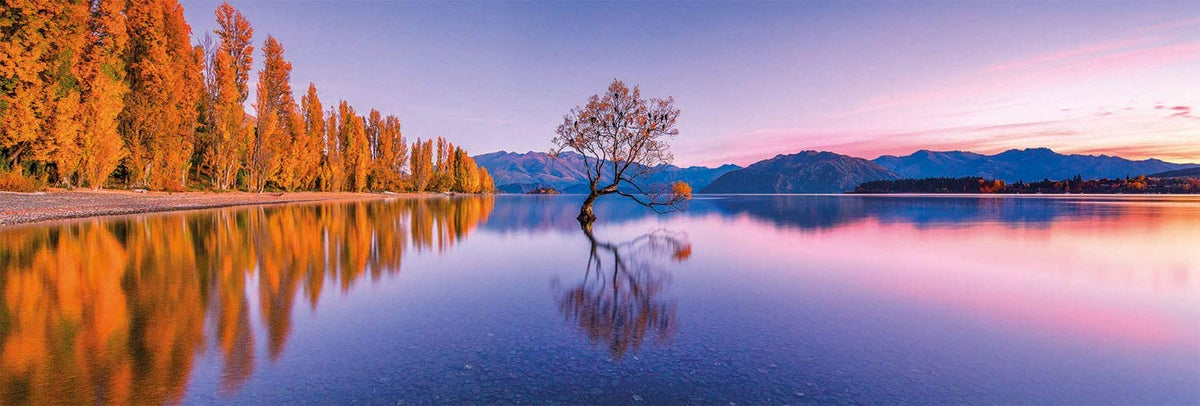 Clementoni Lake Wanaka Tree Jigsaw Puzzle - 1000 Piece - Panorama -  High Quality Collection - (39608)