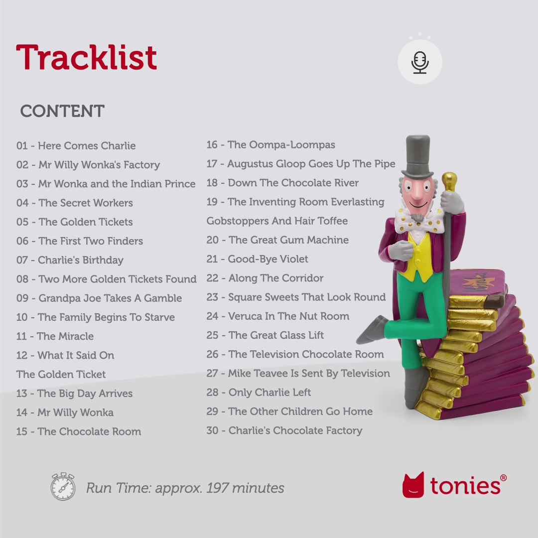 tonies: Roald Dahl - Charlie and the Chocolate Factory Tonie Audio Character