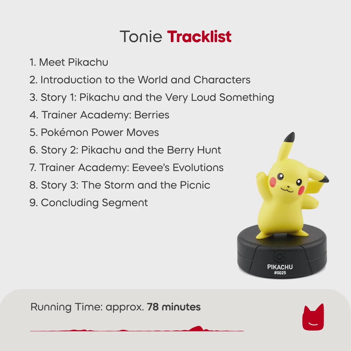 tonies: Pokémon - Pikachu Tonie Audio Character