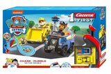 Carrera First: Battery Operated Paw Patrol On the Double Slot Car Set