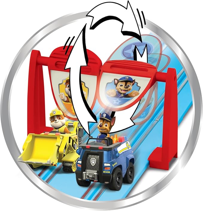 Carrera First: Battery Operated Paw Patrol On the Double Slot Car Set
