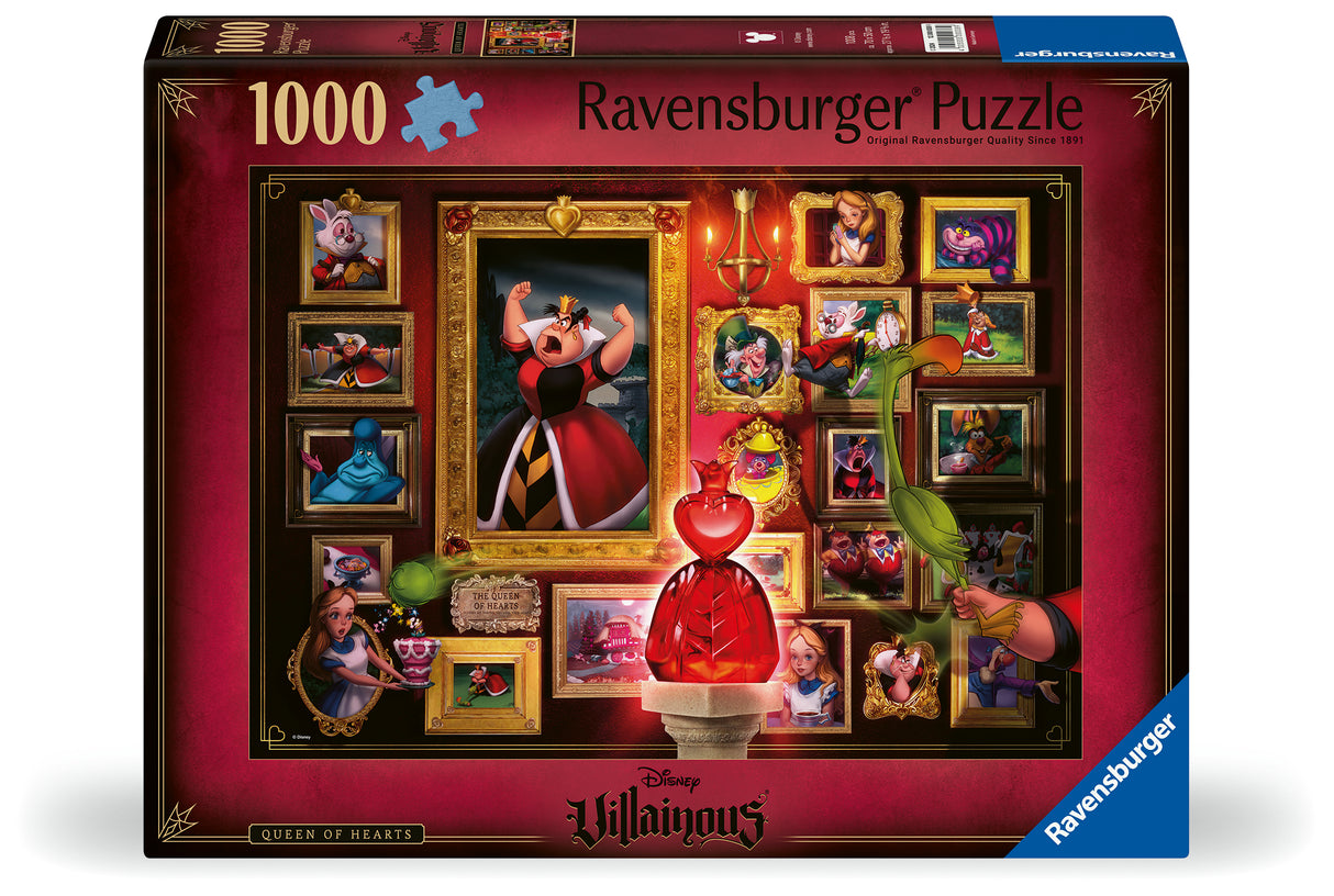 Ravensburger: Disney Villainous Queen of Hearts Puzzle - 1000 Piece