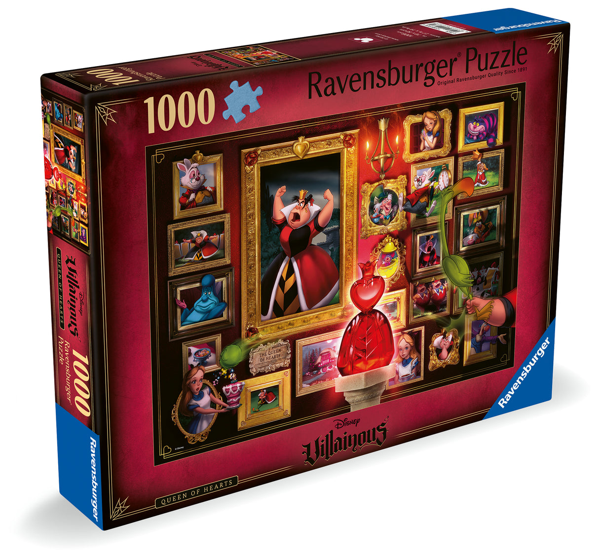 Ravensburger: Disney Villainous Queen of Hearts Puzzle - 1000 Piece