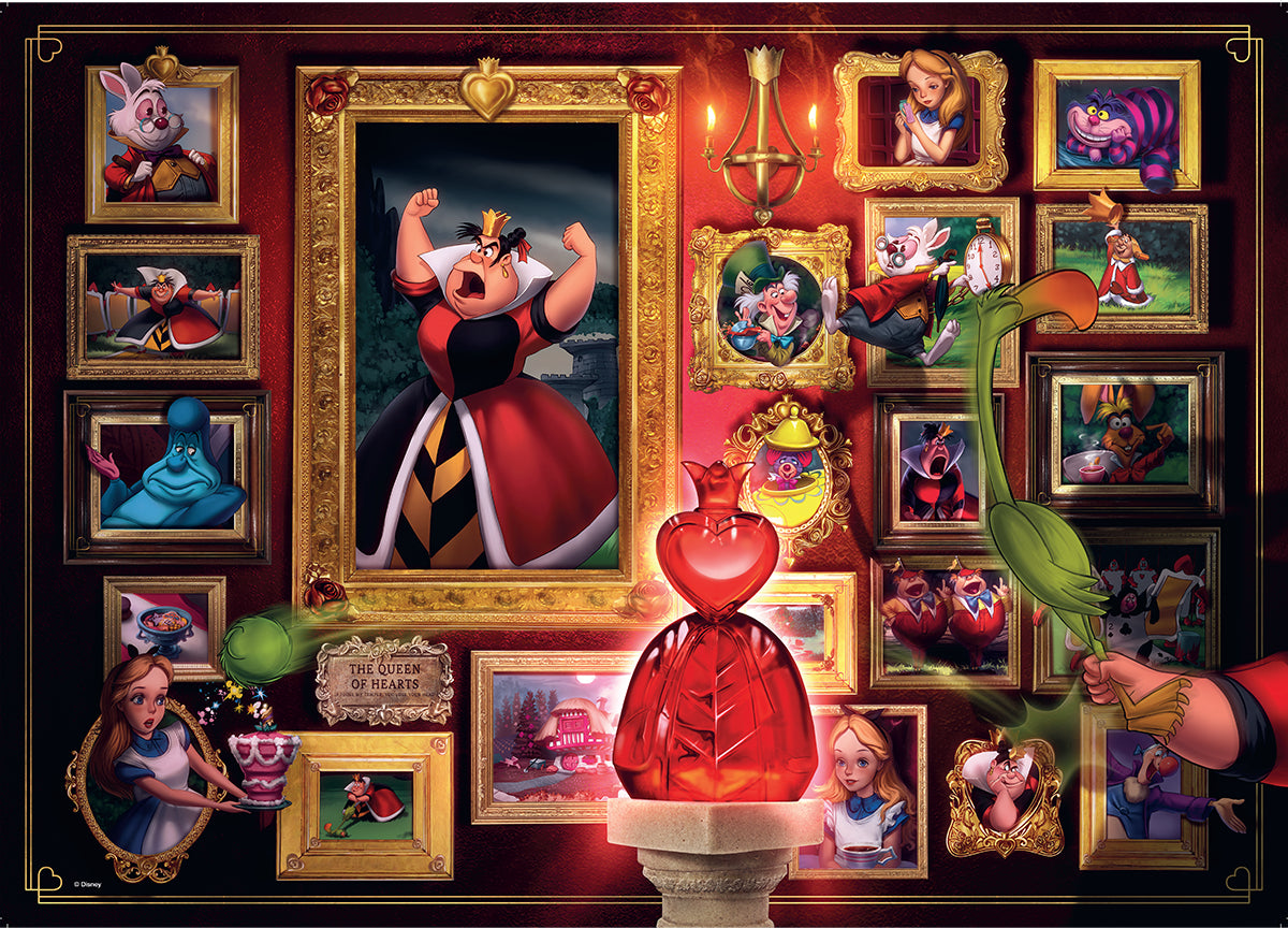 Ravensburger: Disney Villainous Queen of Hearts Puzzle - 1000 Piece