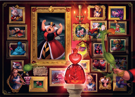 Ravensburger: Disney Villainous Queen of Hearts Puzzle - 1000 Piece