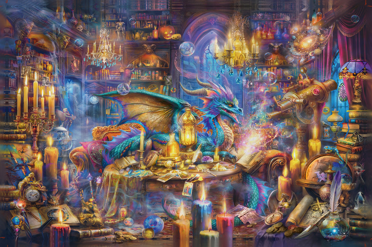 Ravensburger: Dragon's Library Puzzle - 3000 Piece