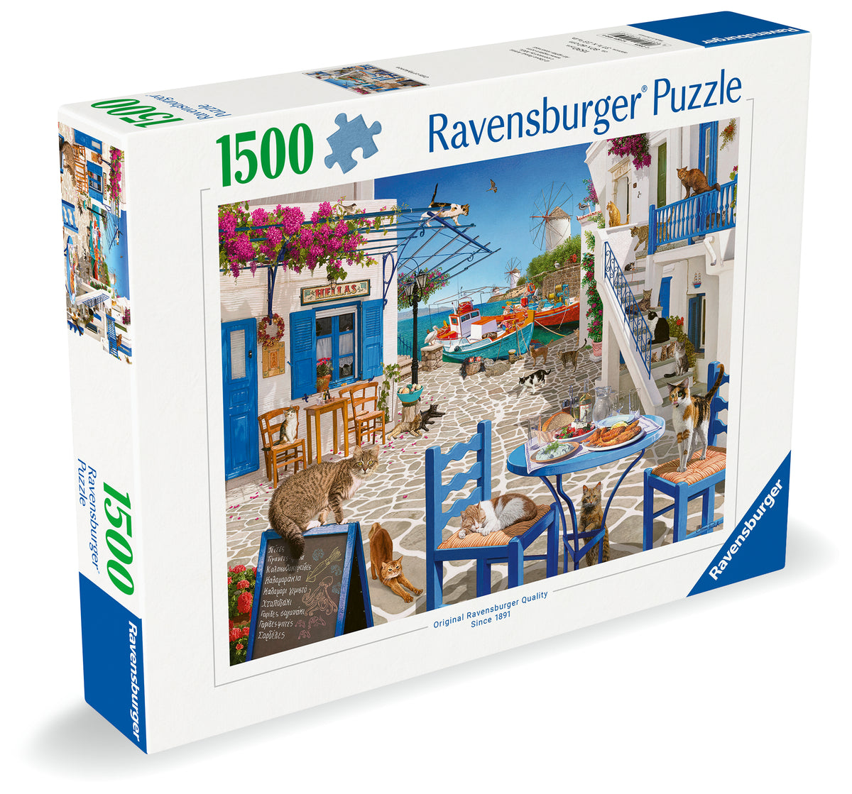 Ravensburger: Cats of Mykonos Puzzle - 1500 Piece