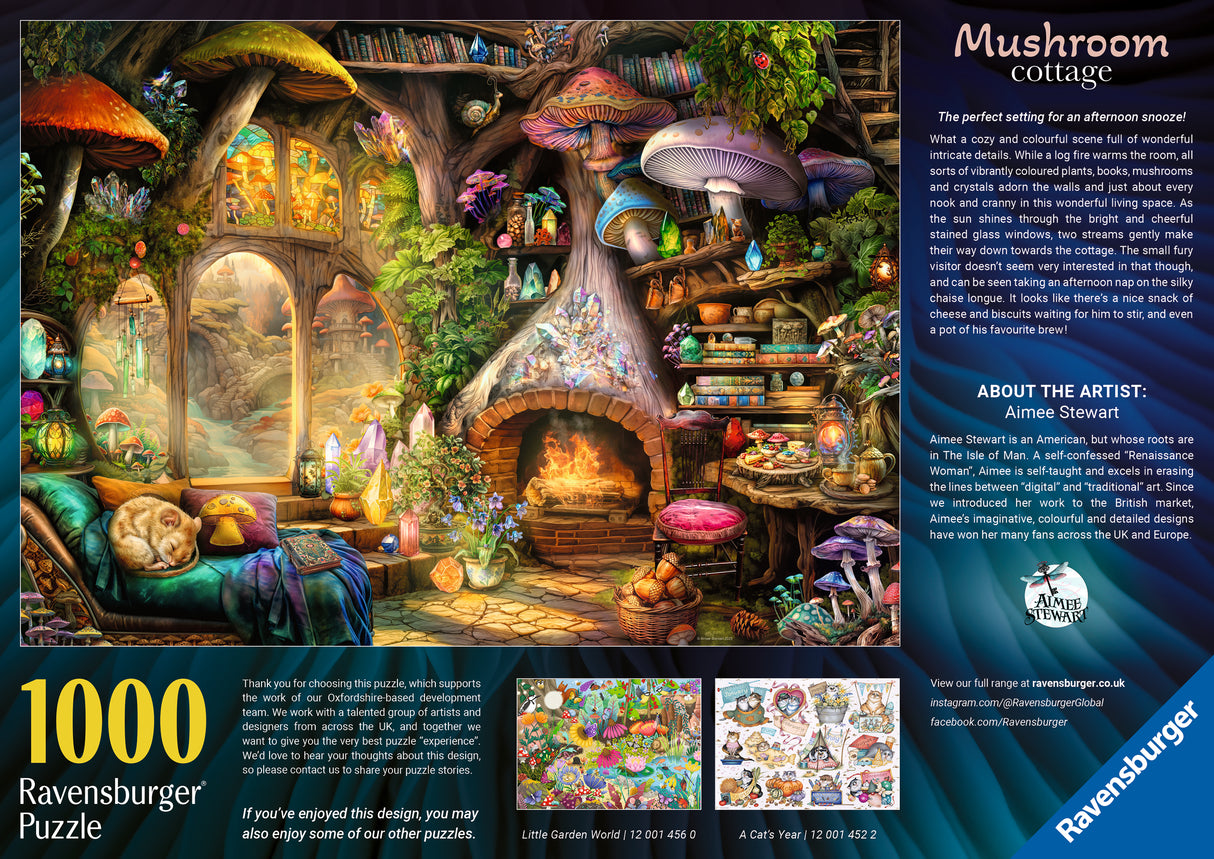 Ravensburger: Mushroom Cottage Puzzle - 1000 Pieces