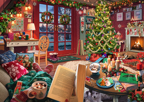 Ravensburger: My Haven No 14 Christmas Cabin Puzzle - 1000 Piece