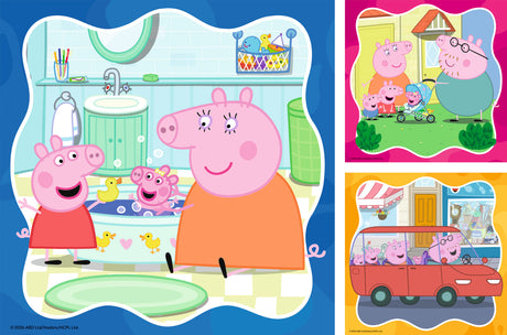 Ravensburger: Peppa Pig Family Firsts! Puzzle - 3x49 Piece