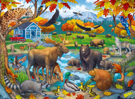 Ravensburger: Wildlife Gathering Puzzle - 150 Piece