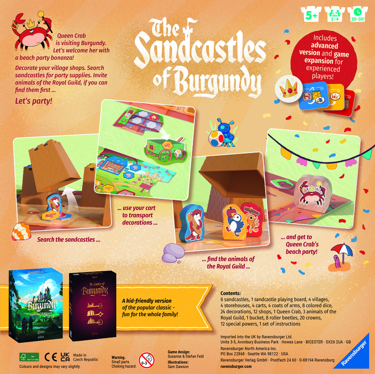 Ravensburger: Sandcastles of Burgundy Game