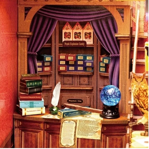 Rolife: Whisper Magic Shop DIY Book Nook Puzzle Kit - (TGB22)