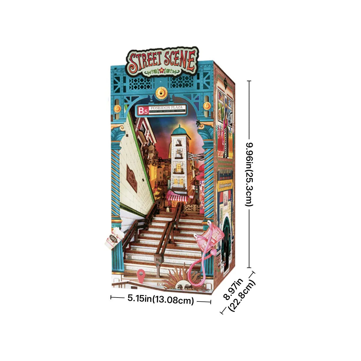 Rolife Street Scene DIY Miniture Book Nook Puzzle - (TGB13)