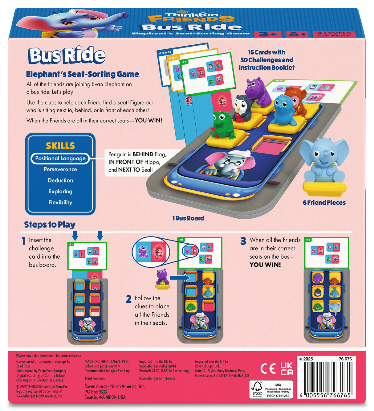 ThinkFun: Friends - Bus Ride